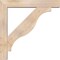 Ekena Millwork Funston Block Smooth Bracket w/ Offset Brace, Douglas Fir, 7 1/2"W x 46"D x 46"H BKT0806X46X46FST05SDF - alternate 3